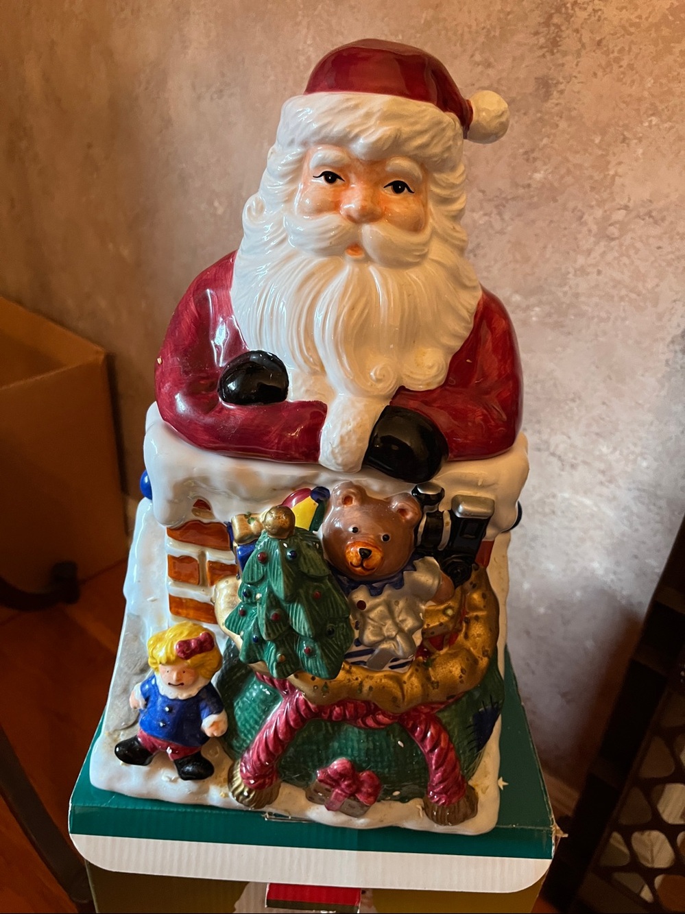 Santa Ceramic Cookie Jar